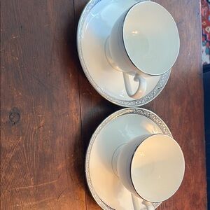 2 Villeroy & Boch Teacup and Saucer Set